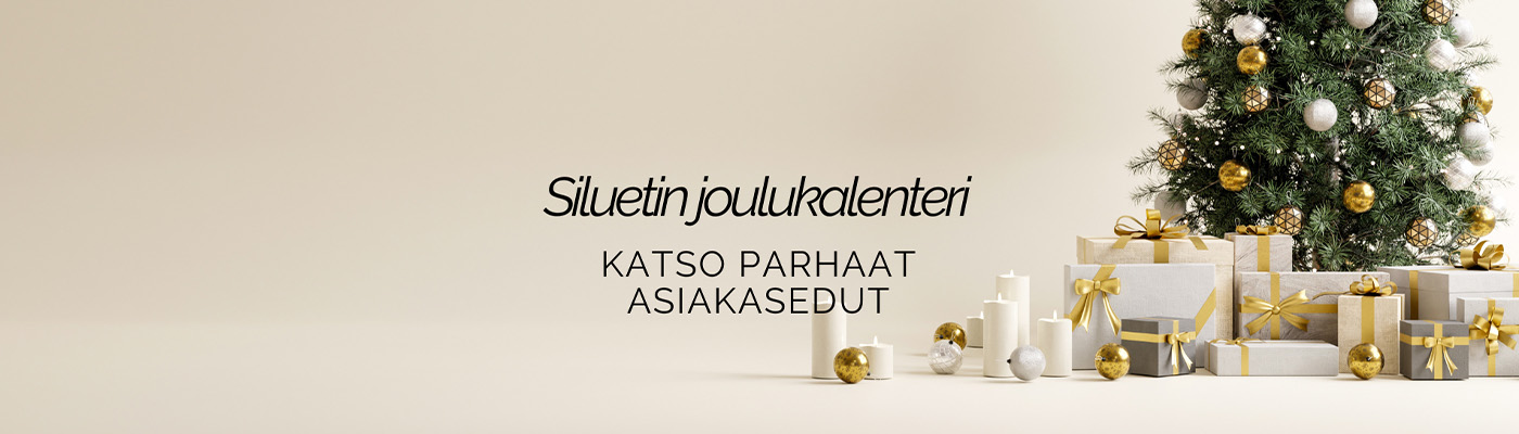 Siluetin joulukalenteri - Kurkkaa maanantaisin, keskiviikkosin ja perjantaisin paljastuvat asiakasedut